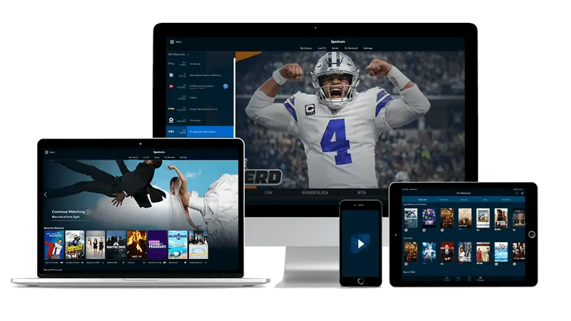 Live sport and films on a monitor, laptop, tablet and phone with Premium IPTV